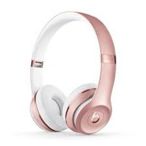 SOLD! Beats by Dre Solo 3 headphones in rose gold